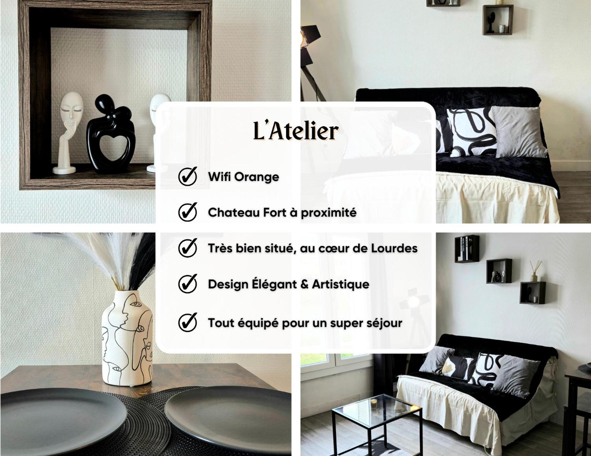 Appartamento L'Atelier-T2 Proche Du Centre-Wifi-Parking Lourdes Esterno foto